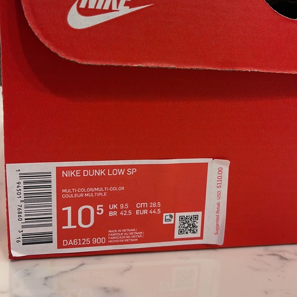 Nike Dunk Low SP “City Market”, mens size 10.5 - Picture 3 of 7